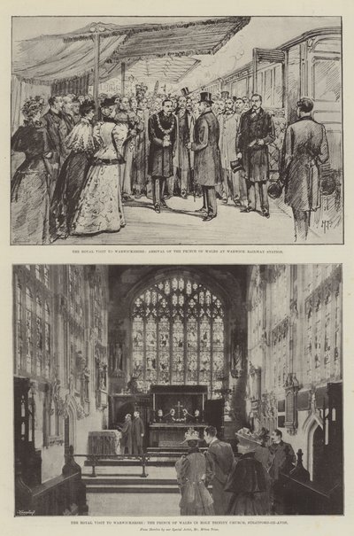 The Royal Visit to Warwickshire by Melton Prior
